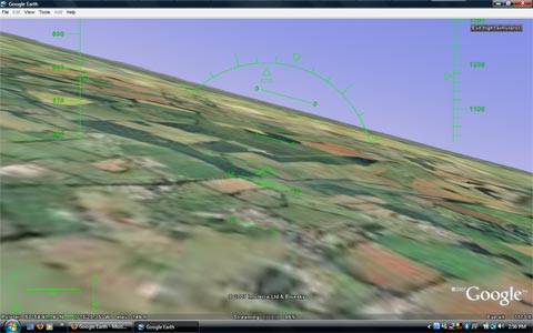 Google Earth Flight Simulator Preview