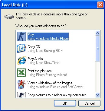 Windows XP Autorun