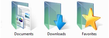 Vista downloads folder Icon